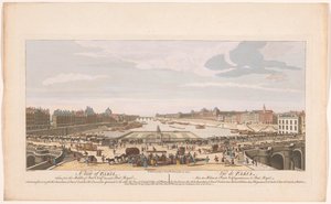 View of the Pont Neuf over the Seine in Paris, Looking Towards the Pont Royal by Robert Sayer