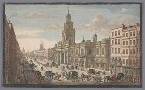 View of the Royal Exchange in London by Robert Sayer