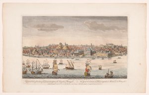 View of the City of Lisbon by Robert Sayer