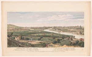View of the City of Paris from the Village of Chaillot by Robert Sayer