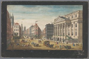 View of the Mansion House in London