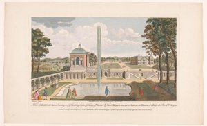 View of Schloss Moritzburg (Saxony) (series title) by Robert Sayer