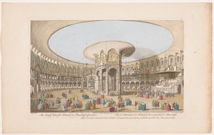 View of the Interior of the Rotunda in Ranelagh Gardens, London (Ranelagh Gardens and Vauxhall Gardens)