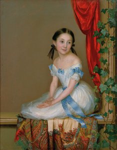 Girl with a Cashmere Scarf (Portrait of Princess Abamelek-Lazareva)