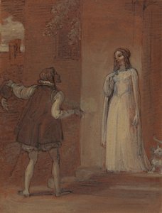 Anne Page and Slender by Robert Smirke