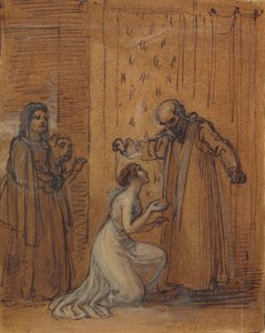 Capulet Railing at his Daughter, Juliet