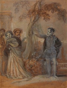 Malvolio Abusing Maria, Fabian and Sir Toby