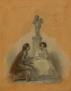 She Never Told Her Love, But Sat Like Patience on a Monument by Robert Smirke