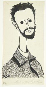 Portrait of the Painter and Ceramist Chr. Joachim (1870-1943) by Robert Storm Petersen