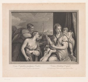 Venus Blinding Cupid by Robert Strange
