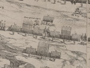Description of the Armies of Horse and Foot of His Majesties, and Sir Thomas Fairfax; the Fourteenth Day of June 1645 by Robert Streater or Streeter