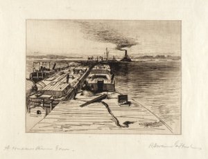A Hudson River Tow by Robert Swain Gifford