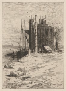 Coal Pockets at New Bedford by Robert Swain Gifford