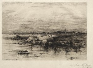 Mouth of the Apponaganasett River by Robert Swain Gifford
