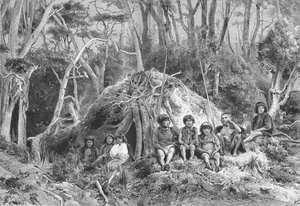 Fuegians and Their Wigwams