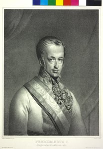 Emperor of Austria Ferdinand I by Robert Theer