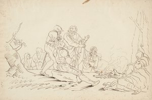 Scene after Salvator Rosa by Robert Walter Weir