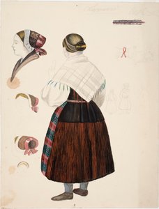 Study of a Lappväärtti Peasant Woman