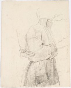 Costume Study, Leather Shoe on the Left by Robert Wilhelm Ekman