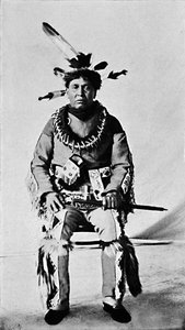 An Algonquin in Full Dress, 1912