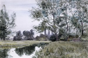 On the Lesser Stour, East Kent by Robert Winchester Fraser