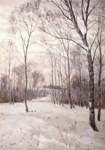 The Winter Woodland by Robert Winchester Fraser