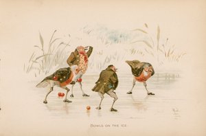 Illustration for The Twigs or Christmas at Ruddock Hall by Robert after Dudley
