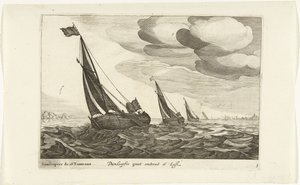 Dam Runners (Dutch Ship Types, 1627) by Robert de Baudous (possibly)