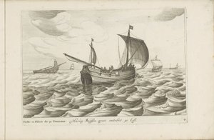 Herring Busses by Robert de Baudous (possibly)