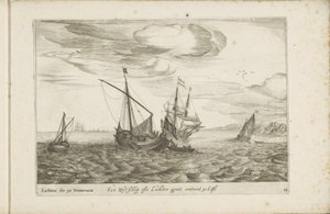 Wide Ship or Lighter (Various Ships Used in the United Provinces) by Robert de Baudous (possibly)