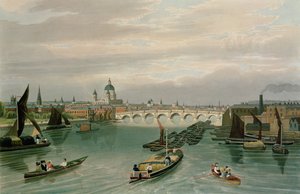 A View of Blackfriars Bridge and St. Paul