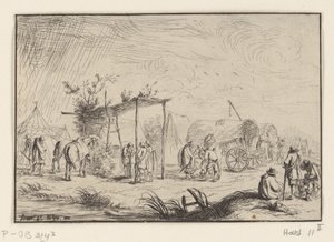 Blacksmith in a Camp (Various Encampments)