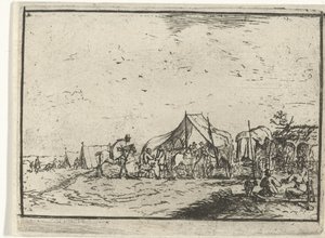 Encampment (series: Landscapes with Encampments)