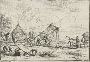 Setting Up a Tent (Various Camps series)