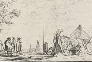 Soldiers at a Camp