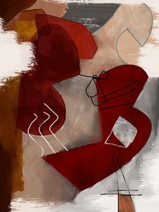 Dynamic Red Shapes