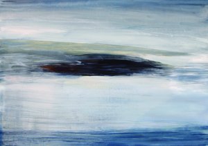 Abstract Blue Horizon