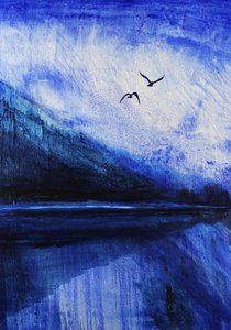 Blue Mountain Lake Birds by RodMacIver