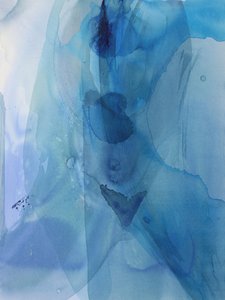 Fluid Indigo Depths by RodMacIver