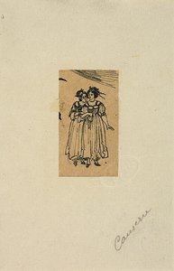 Conversation by Rodolphe Bresdin