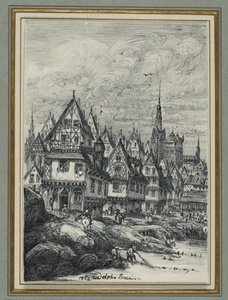 Fishing Port by Rodolphe Bresdin