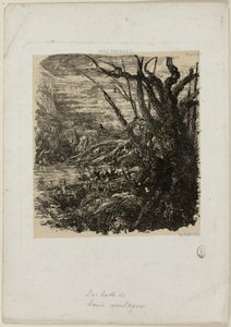 Lake in the Mountains, from Revue Fantaisiste