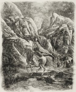 Rider in the Mountains