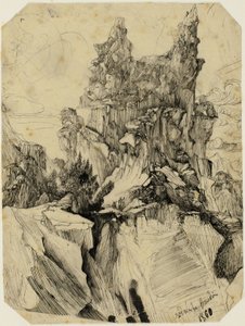 The Crevasse by Rodolphe Bresdin