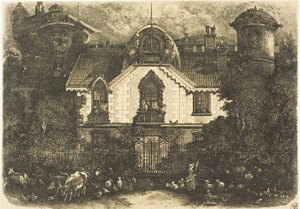 The Enchanted House by Rodolphe Bresdin