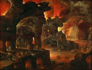 Orpheus in the Underworld by Roelandt Jacobsz. Savery