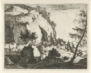 Mountain Landscape by Roelant Roghman