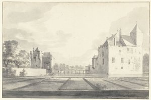 View of Huis Beverweerd, Seen from the North-east by Roelant Roghman