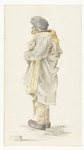 Standing Man in a Fur-Lined Coat by Roelant Savery