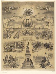 Commemorative Plate for the Independence of the Netherlands, 1813-1888 by Roelof Raar